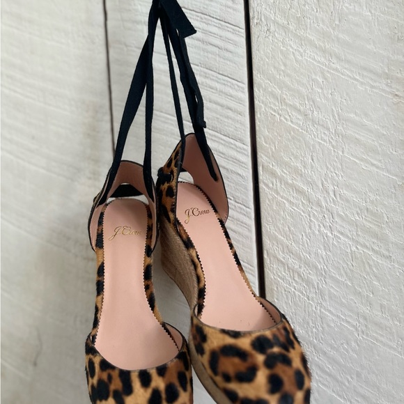 J Crew NWOT Leopard Print Espadrilles Sz 6 - Picture 5 of 5